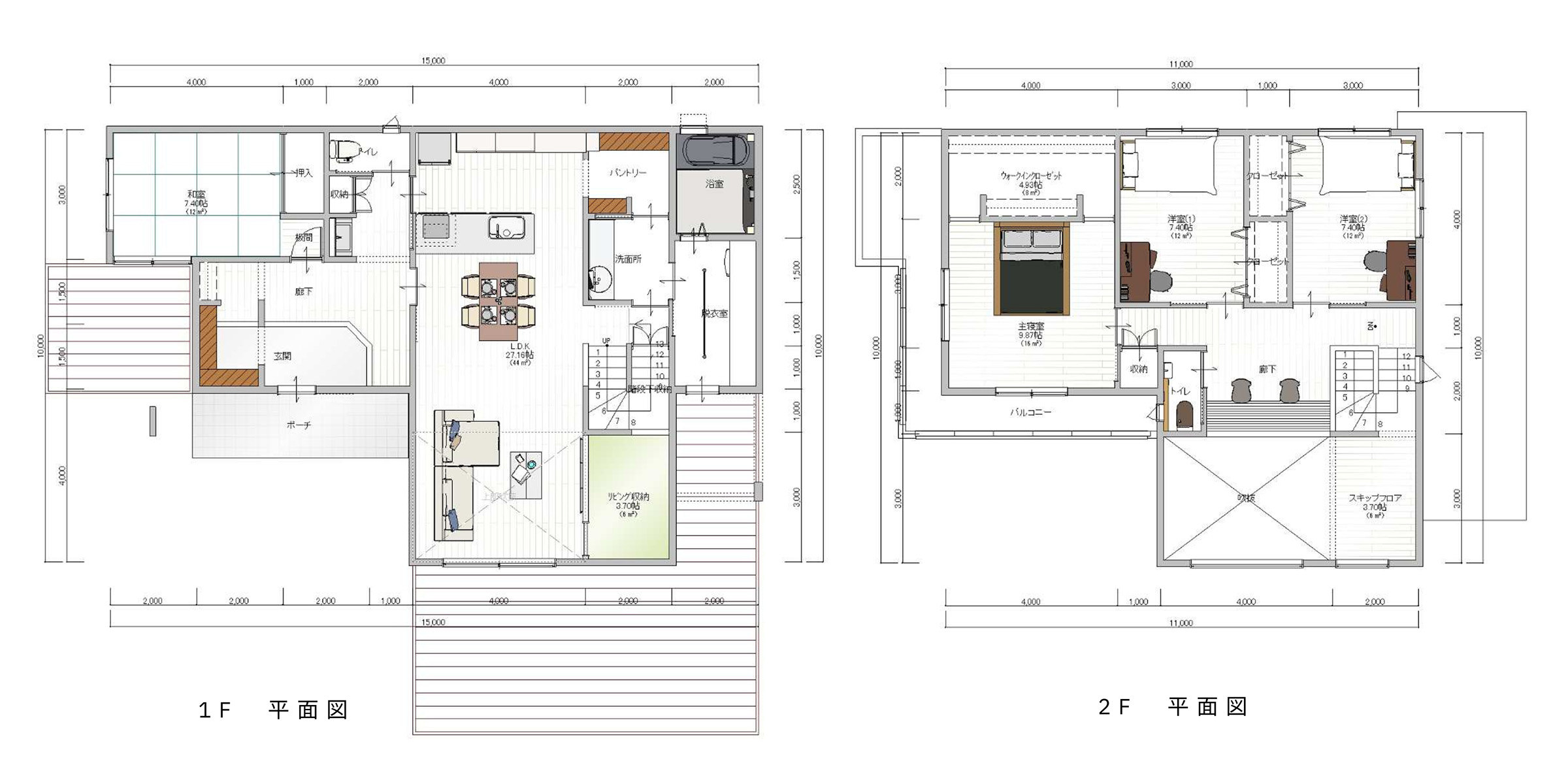 六甲柏尾台 間取り図